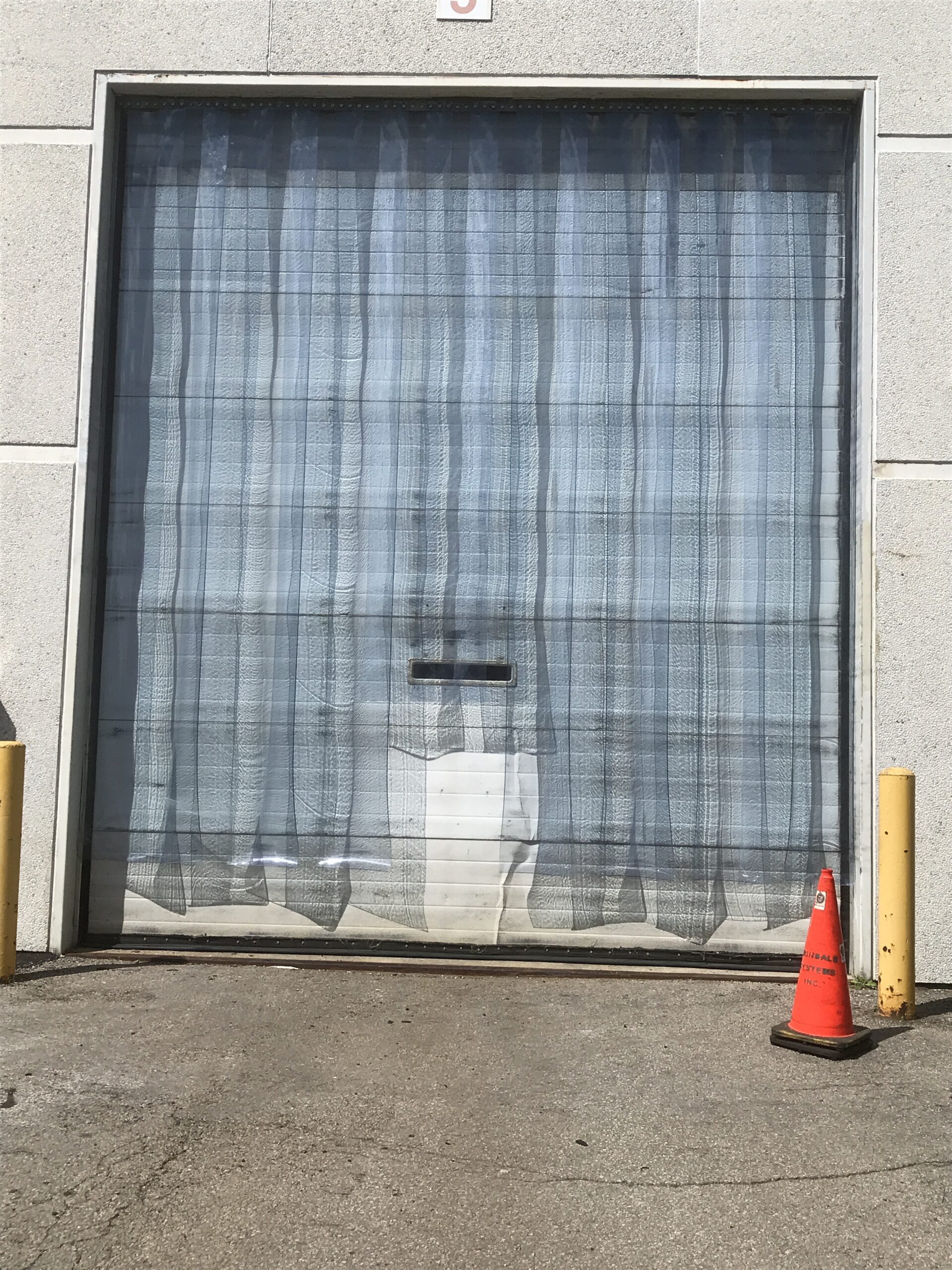 New Strip Curtain Cover for Overhead Door